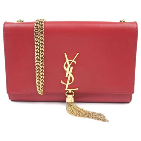 ysl tassel bag red|ysl crossbody bag with tassel.